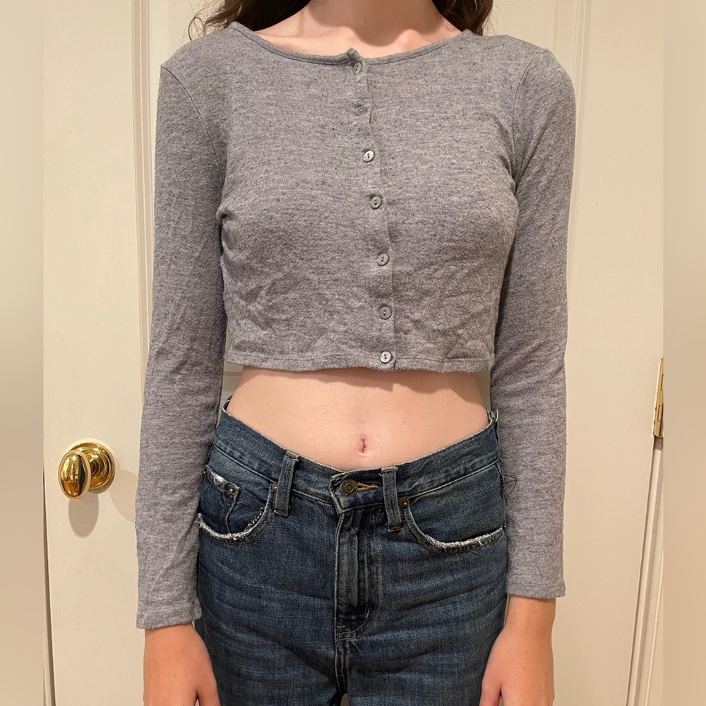 Zara matching tank top and cardigan set